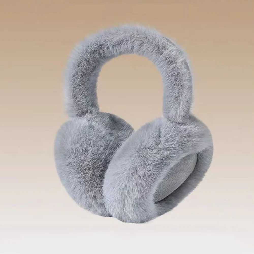 Fashion Autumn Winter Earmuffs for Women Men Ear Warmer Plush Solid Color Adjustable Foldable Ear Muffs Earfl EarmuffsXJ241126