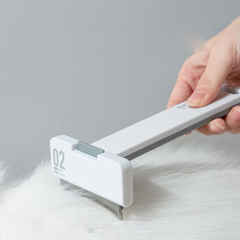 High Quality Eco Multi-Function Stainless Steel Pet Hair Remover Hair Brush Massage Brush For Long Hair Cats And Dogs
