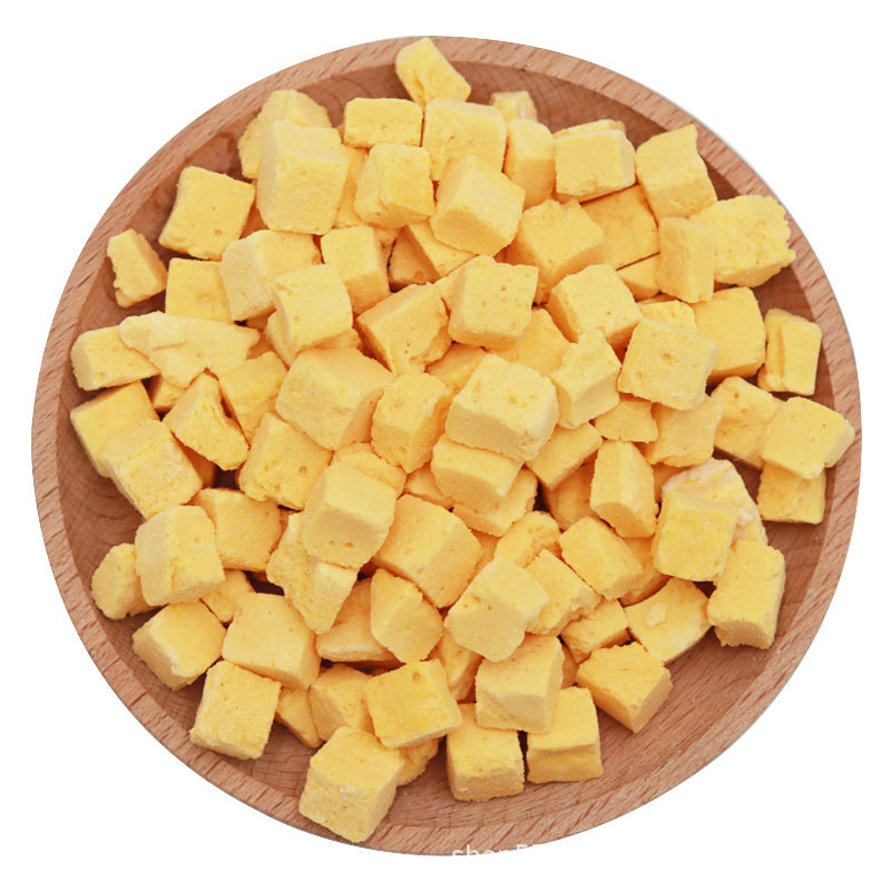 OEM Pet Treats Wholesalers High Quality Natural Diced Chicken Fish Duck Meat High Protein Freeze Dried Cat Food