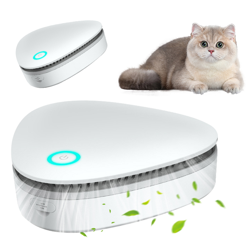 Hot Sale Multi-functional and Rechargeable Air Purifier for Pets Cat Smell Deodorant Stain Odor Eliminator for cat Cleaning
