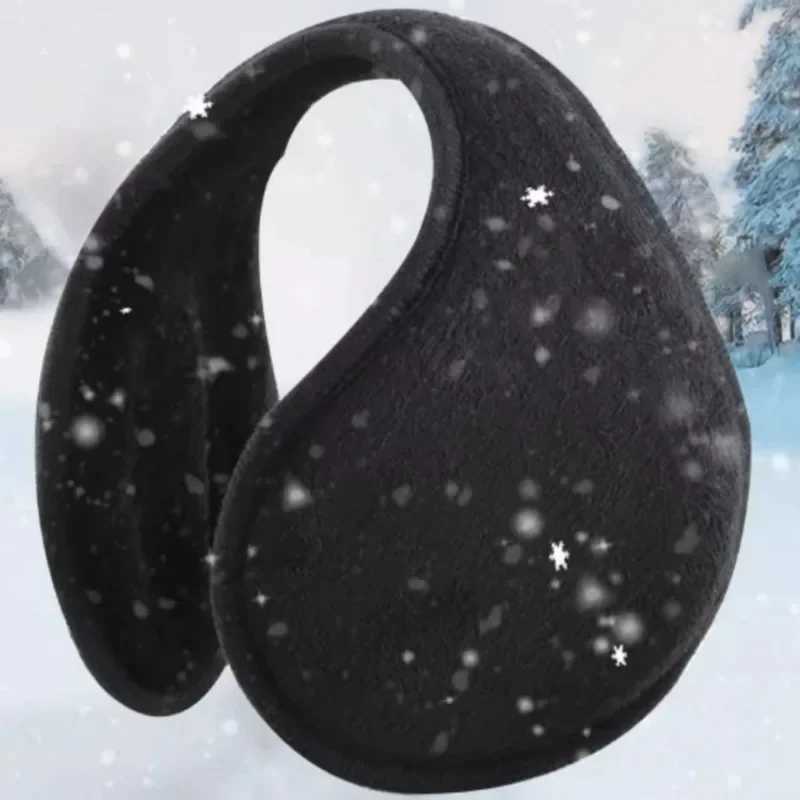 Winter thick fur earmuffs mens velvet earmuffs cycling skiing outdoor windproof and cold proof earmuffs W241126