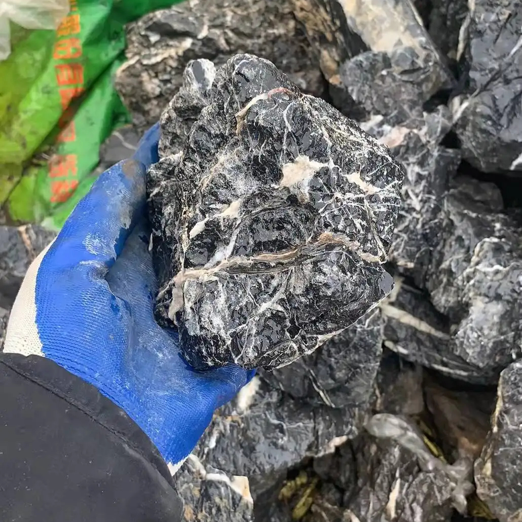 Seiryu Stone Aquarium Landscaping Decoration Water Wash Blue Dragon Stone Aquarium Landscaping Stone