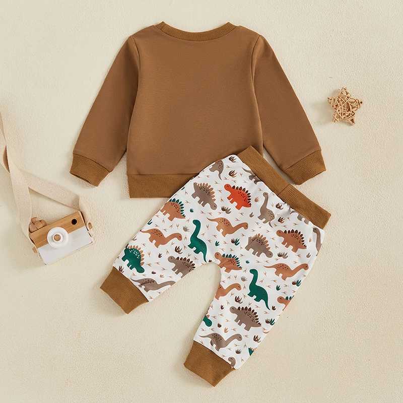 Clothing Sets Toddler Boy Winter Outfit Cute Bear Print Hoodie and Fleece Pants 2 Piece Set Warm Clothes for Baby Boy H241126