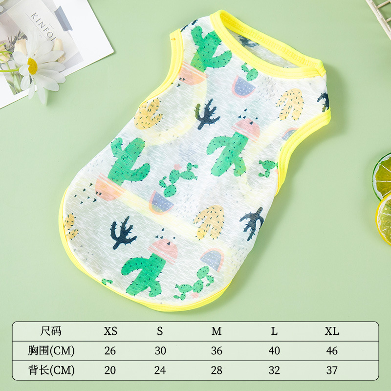 Spring summer thin cartoon printed vest with various patterns polyester sunscreen clothing