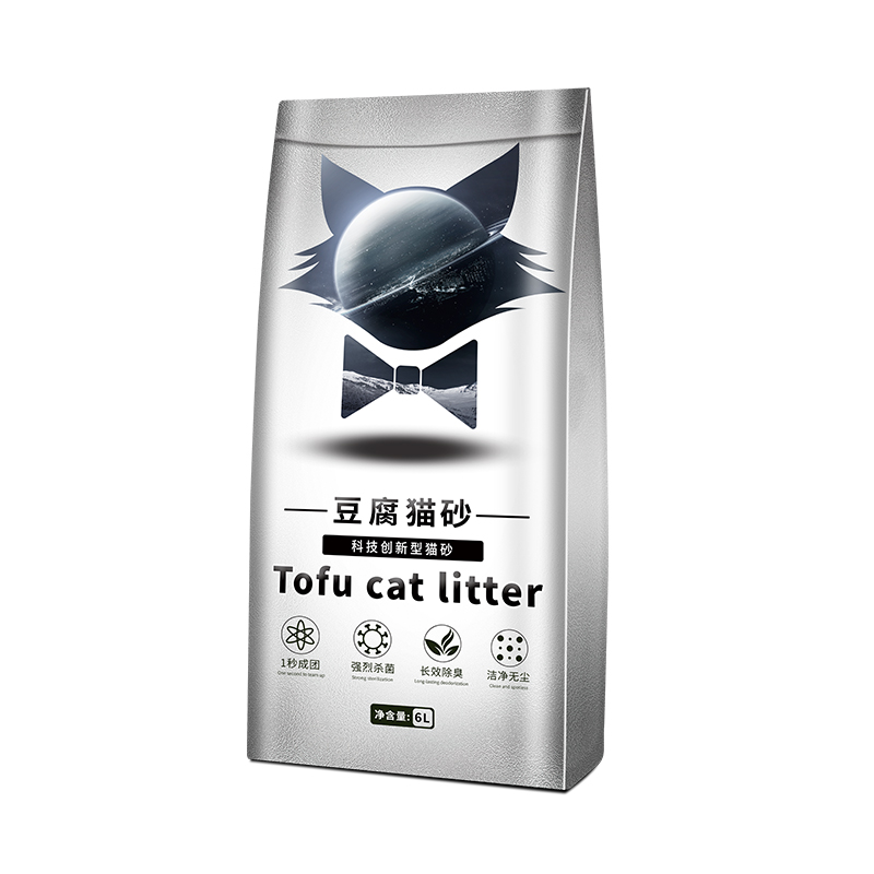 6L Tofu Cat Litter Biodegradable Natural Tofu Cat Litter Deodorizing Cat Litter