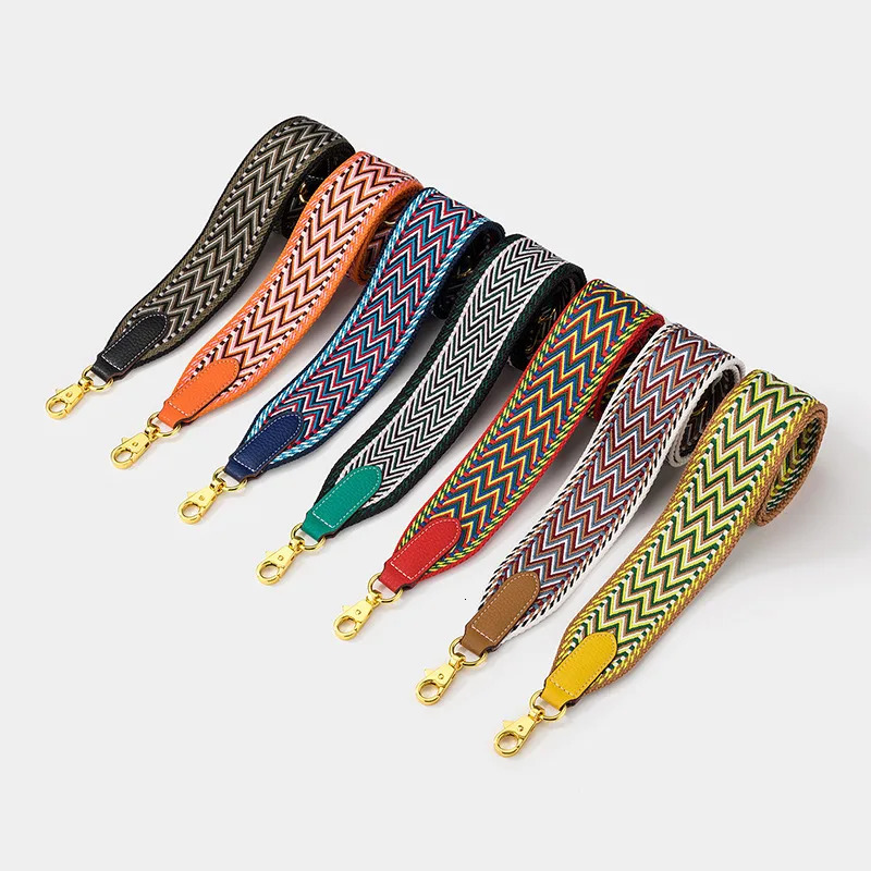 High Quality Canvas Wide Shoulder Straps Fashion Leisure Bag Lady Replacement Handbag Women Accessories 241125