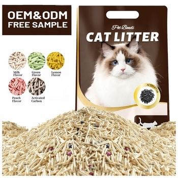 Free Samples Arena Para Gatos Odor Control Coffee Lemon Lavender Clumping Tofu Cat Litter