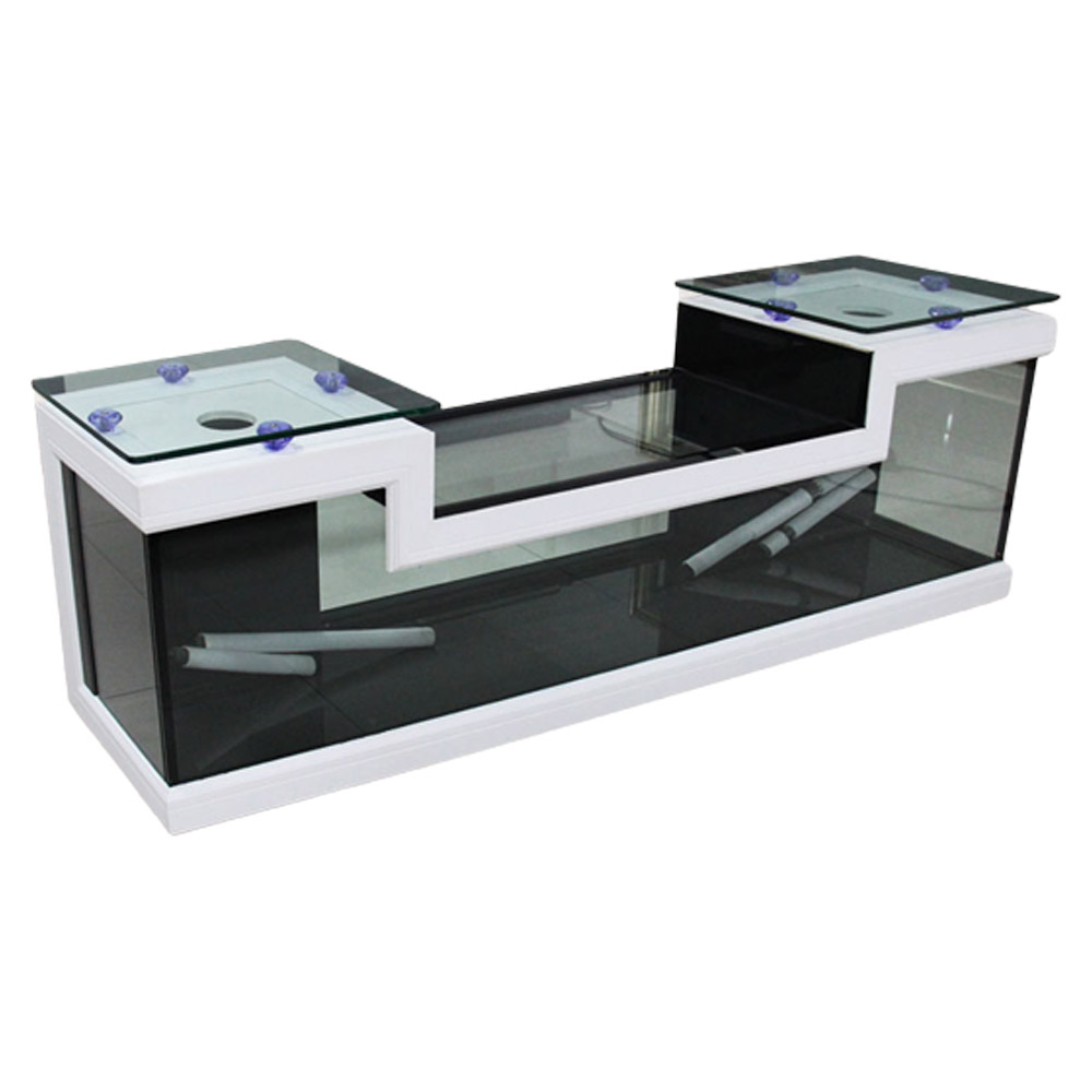 Fish Tank Red Large Holding Professional Glass Manufacturer Customized Aquarium Autumn Home Decoration Square Sustainable 4.5L