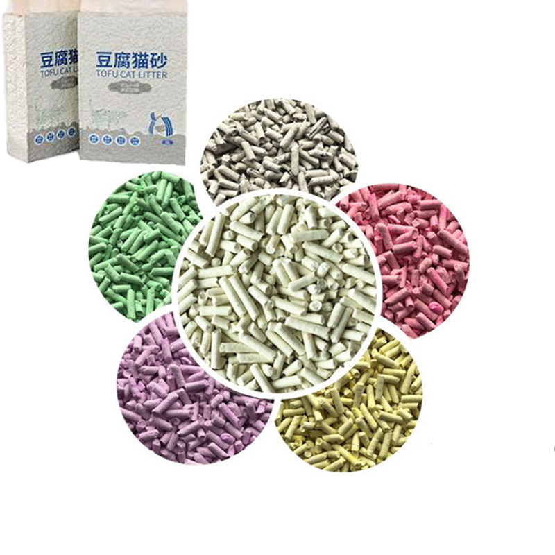 Factory Supplier Cat Sand Convenient Scooping Dust Free cassava cat litter tofu cat litter packaging