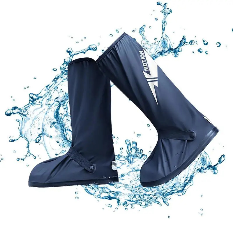 Waterproof and anti slip PVC rain shoe cover reusable outdoor boot cover rainproof executive motorcycle dust cover 241126
