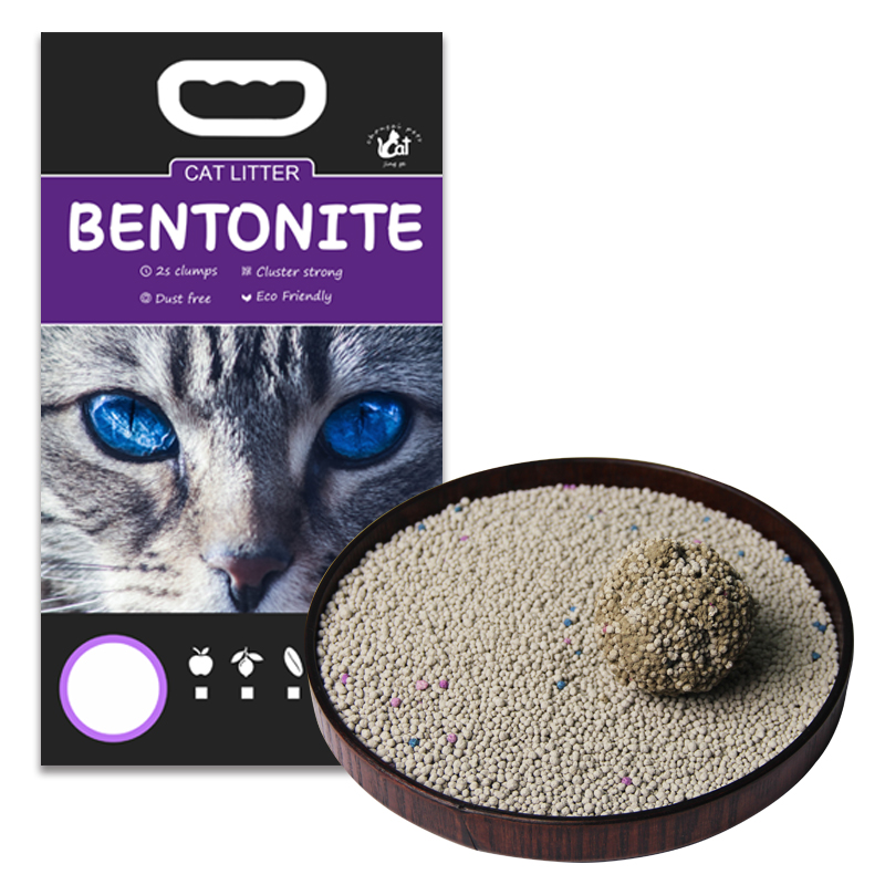 quickly absorb sand clumping wholesale free samples customizable packaging bentonite cat litter