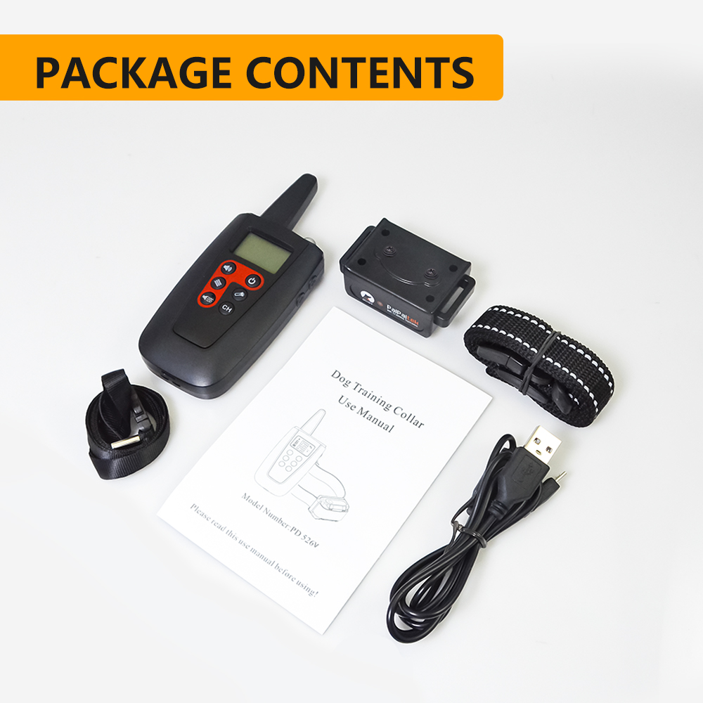 2023 Hot Pet Training Collar Long Range Remote Control Pet Electric Factory wholesale Vibrate Behavior Dog Collar