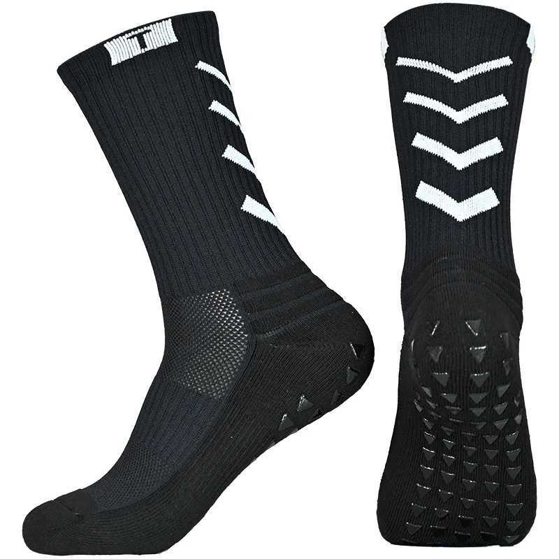 New Coming Anti Slip Football Socks Breathab Towel Bottom Adults Men Women Sports Soccer Socks Soft Cycling Grip SockXJ241125