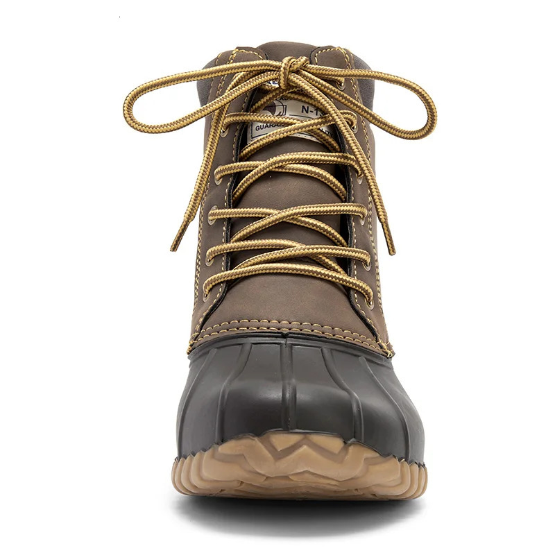 ALEADER Mens Duck Boot | Waterproof Shell | Fur Lined Insulated Winter Snow Boot 241114