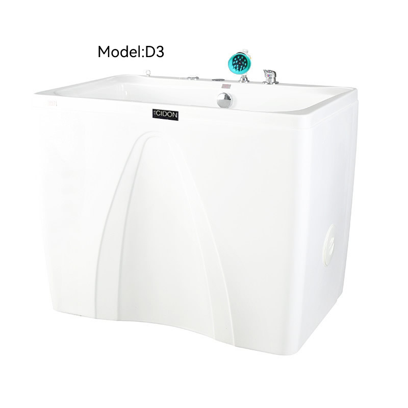 CIDON D3 Concise Style Acrylic Freestanding Indoor Pets SPA Tub