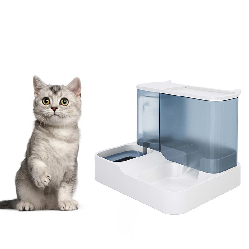 Hot Selling Pet 2-in-1 All-in-One Pet Feeder 2.5L Pet Waterer 1L