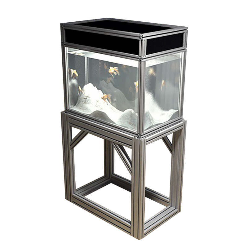 Fish tank aluminum rack living room metal rack wrought iron storage rack steel cabinet storage shelf table base