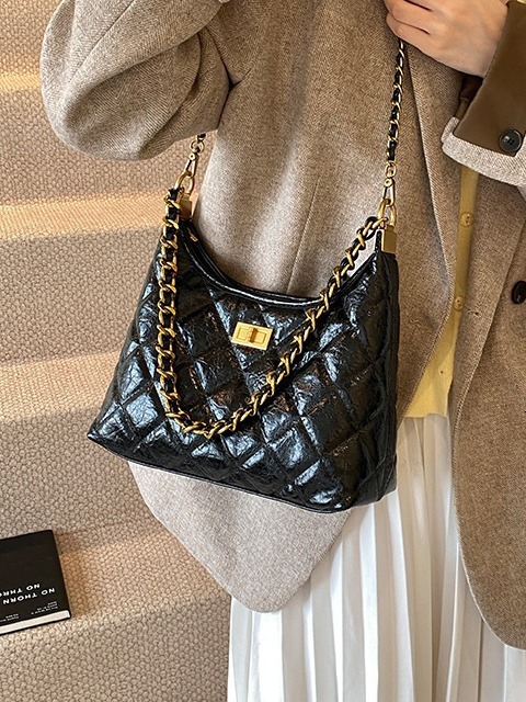 Fashion Texture Armpit Commuting Women's New Diamond Grid Chain Versatile Crossbody Bag Designer Bags Handbags Women