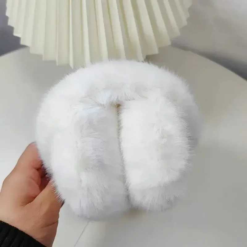 Comfortable Stylish Winter Thermal Unisex Fluffy Ear Covers Soft Unisex Earmuffs Solid Color for HikingXJ241126