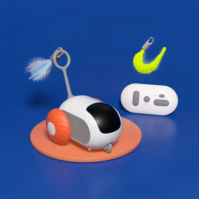 Remote Control Pet Smart Car Toy Electronic Pet Novelty Gift Smart Car Toy Remote Control Electronic Interact Cat Toy