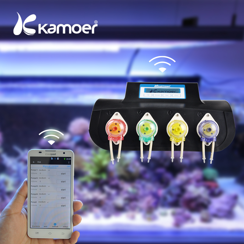 Kamoer timer water peristaltic pump controller for reef aquarium dosing pump