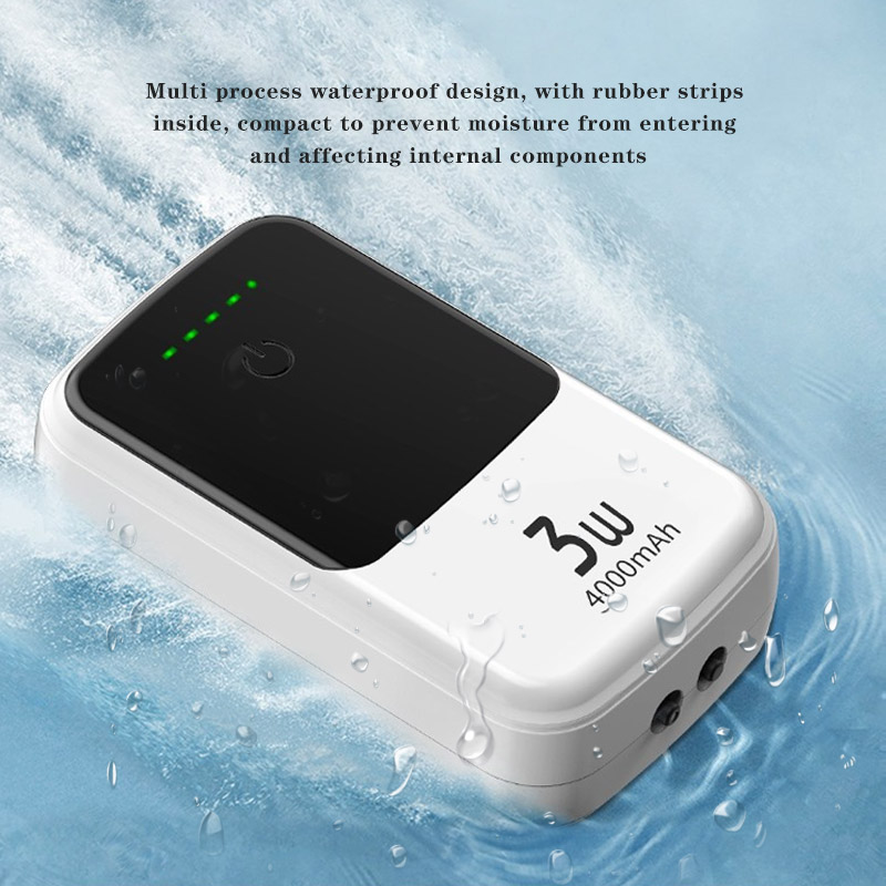 Factory Supply portable fish tank rechargeable air pump fish aquarium mini air pump