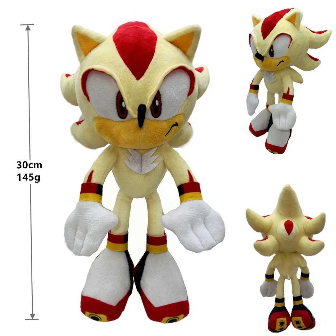 Plush Dolls Newly arrived super sonic plush toy hedgehog Amy rose finger joint tail cute cartoon soft filled doll birthday gift T241123