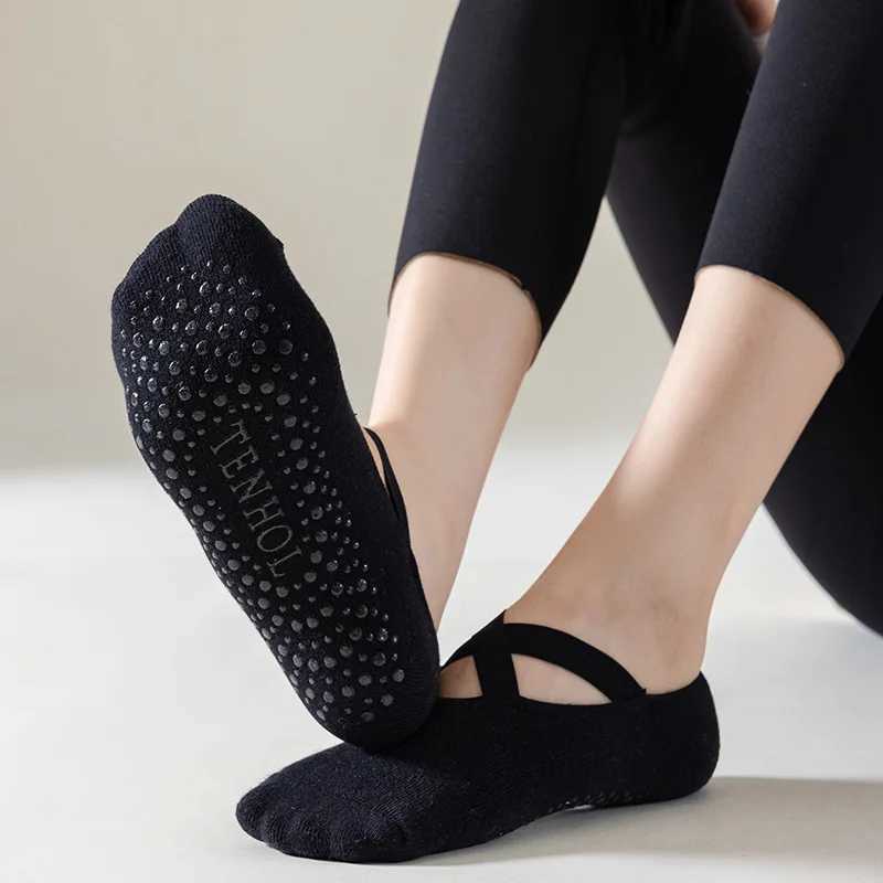 Profional Yoga Socks Women Silicone Anti-slip Pilates Socks Cotton Breathab Indoor Floor Gym Fitn Dance Sports Socks SoxXJ241125
