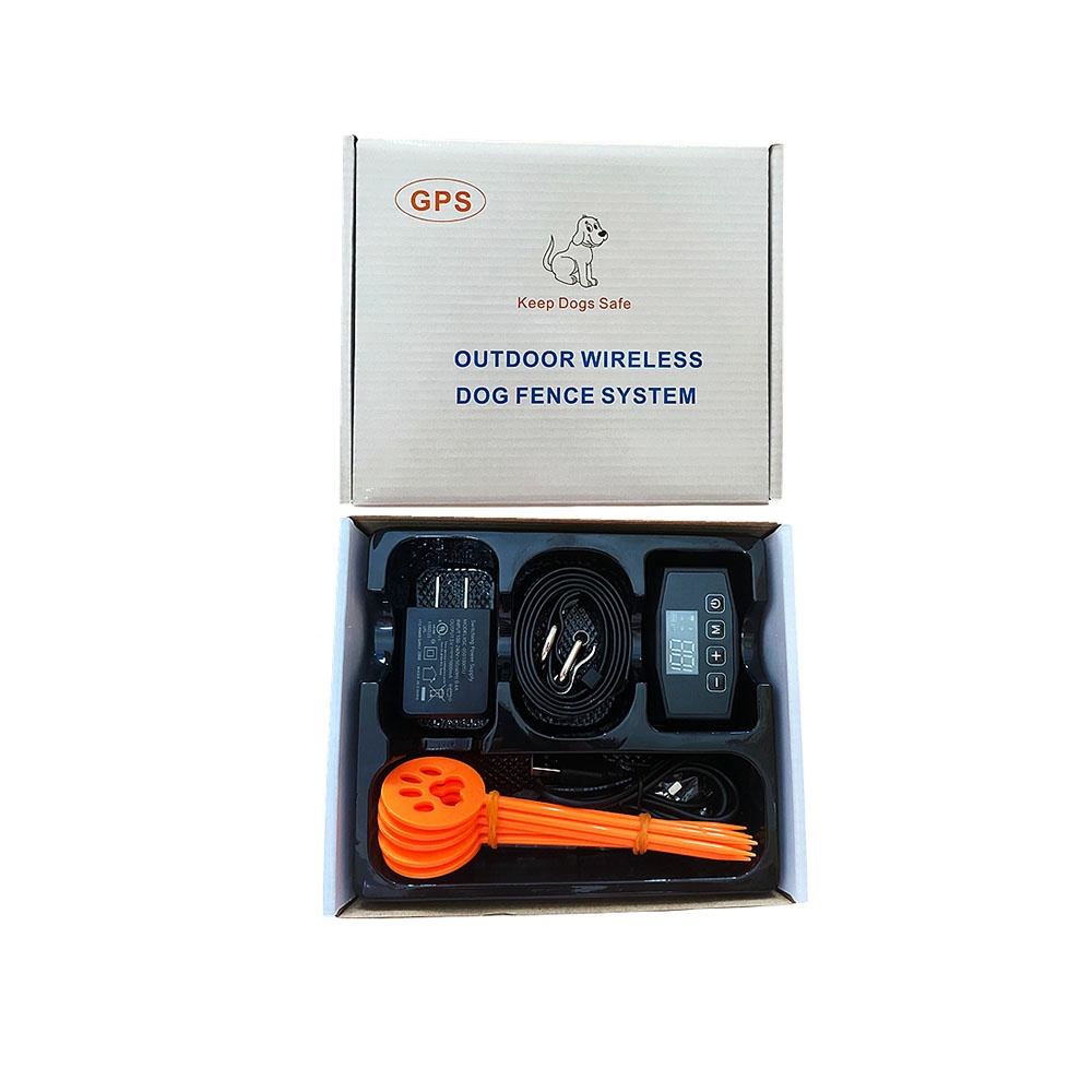GPS Wireless Dog Fence 2023 Upgraded Electric Pet Containment System Waterproof and Rechargeable Collar