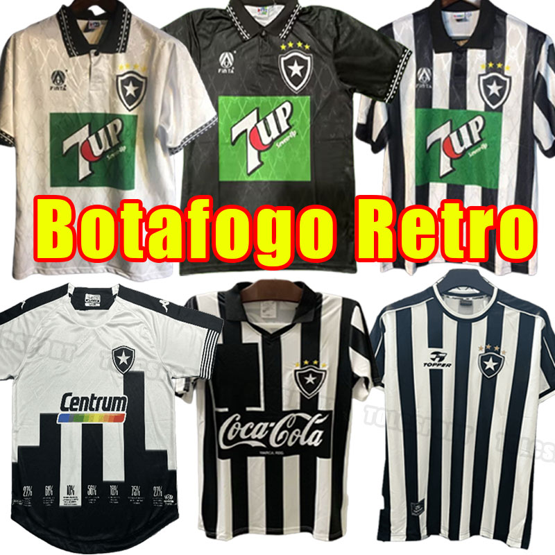 1994 Botafogo de Futebol retro soccer jerseys Regatas Black Botafogo 94 Botafogo classic vintage football shirt commemorate Vintage shirt 1995 1996 1992 92 2020 21