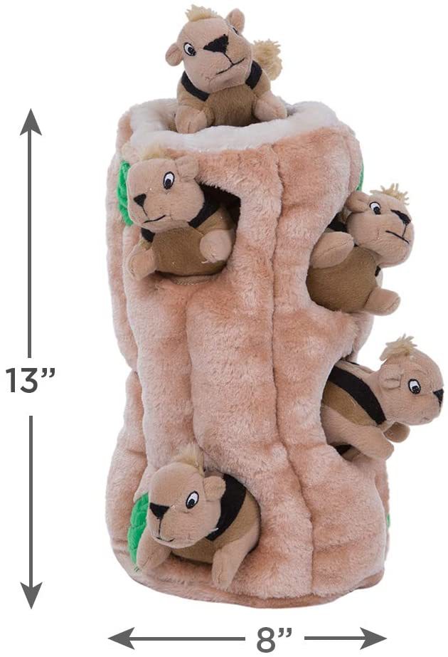 2022 New Pet Product Extrovert Hound Hidden Squirrel Plush Dog Toy
