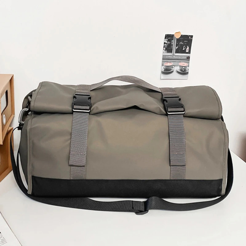 Storage Bag Nylon Waterproof Sports Gym Outdoors Travel Fitness Yoga Luggage High-capacity Durable Women Men Shoulder Handbag 241114