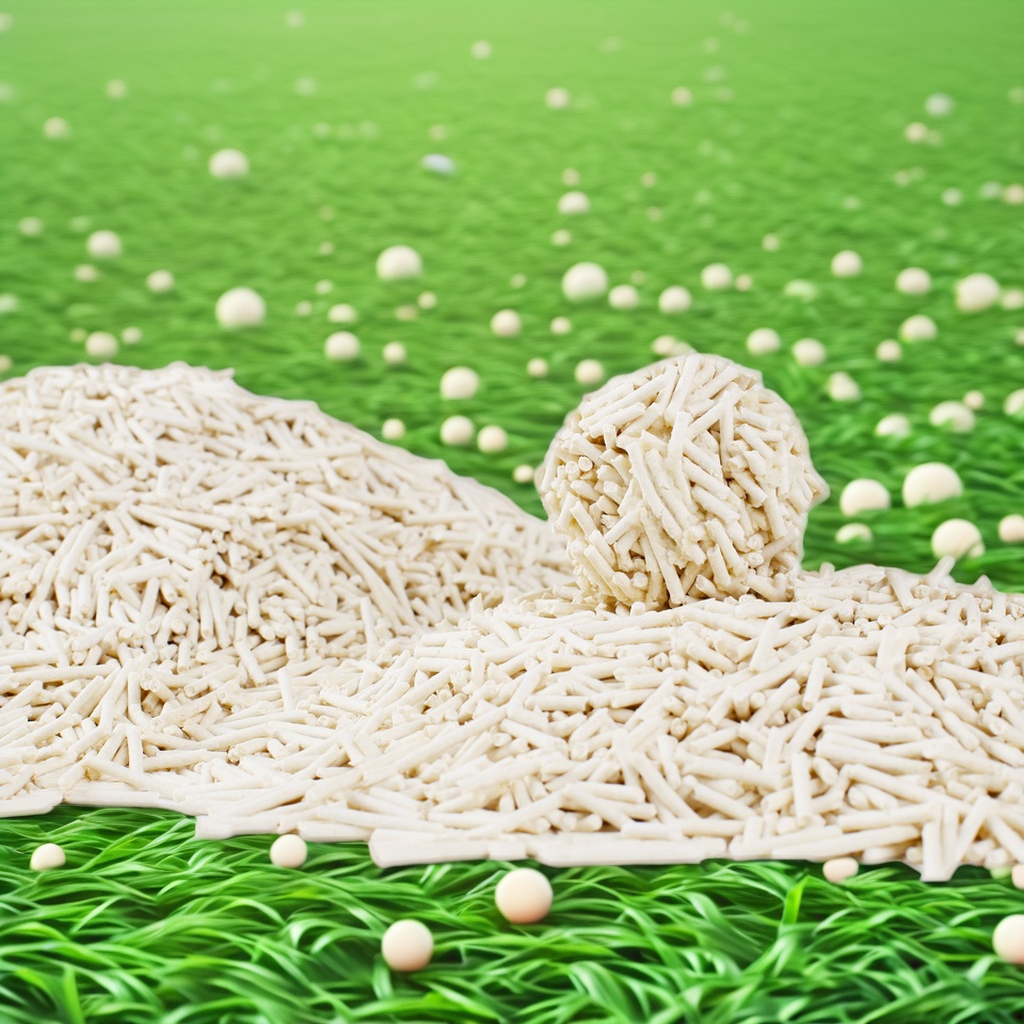Wholesale 2.3KG Natural Plant Dust-Free Flushable Cat Litter Box Corn-Based Tofu Litter with Custom Logo for Cats