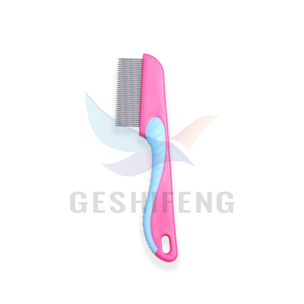 Stainless Steel Flea Lice Comb Remover Colorful Pet Grooming Comb