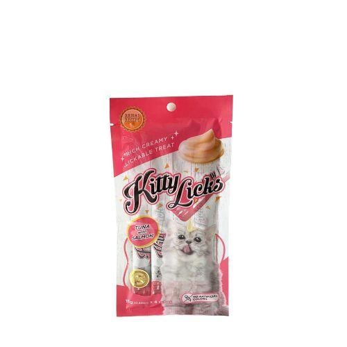 Rena's Recipe Kitty Licks Cat Tune With Salmon Fish Treats Snacks 15G 4pcs/Package