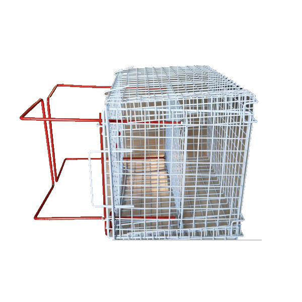 Hot dipped Galvanized pvc coated 4mm wire mesh 45x30x28cm pet cage