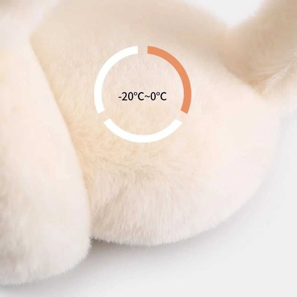 Fashion Autumn Winter Earmuffs for Women Men Ear Warmer Plush Solid Color Adjustable Foldable Ear Muffs Earfl EarmuffsXJ241126
