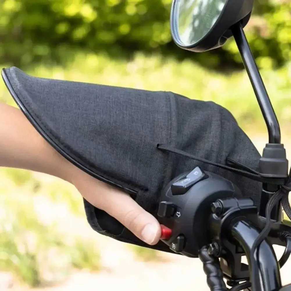 Motorcycle Handlebar Gloves Waterproof Sun Protection Gloves Hand Shield Motorcycle Handlebar Muffs Bike Handle Cover S25118
