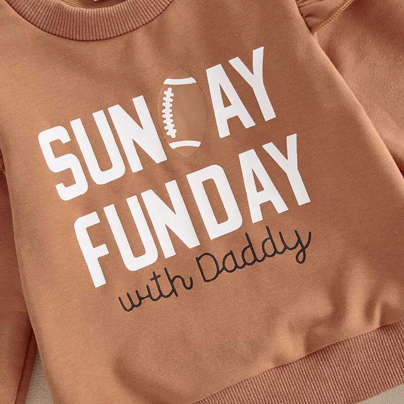 Clothing Sets Kids Baby Girls 3Pieces Fall Outfits Fashion Ruffle Long Sleeve Sweatshirt+Football Flower Print Pants+Hairband Girl Sets H241126