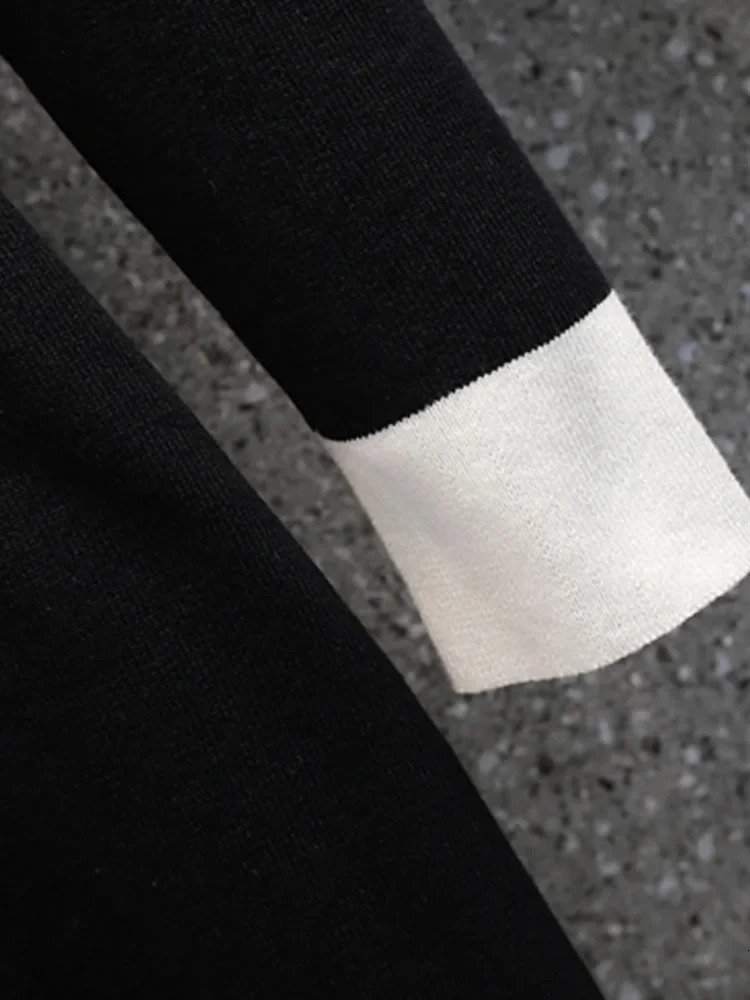 Small perfume autumn winter knitting sweater womens bow button retro party mini dress elegant casual chic gown women 241125