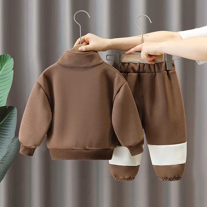 Clothing Sets 1-5 Years Spring Autumn Baby Boys Clothing Set Cotton Letter ABC Sweatshirt + Pants 2Pcs Suit For Kids Children Sport Outfits H241126