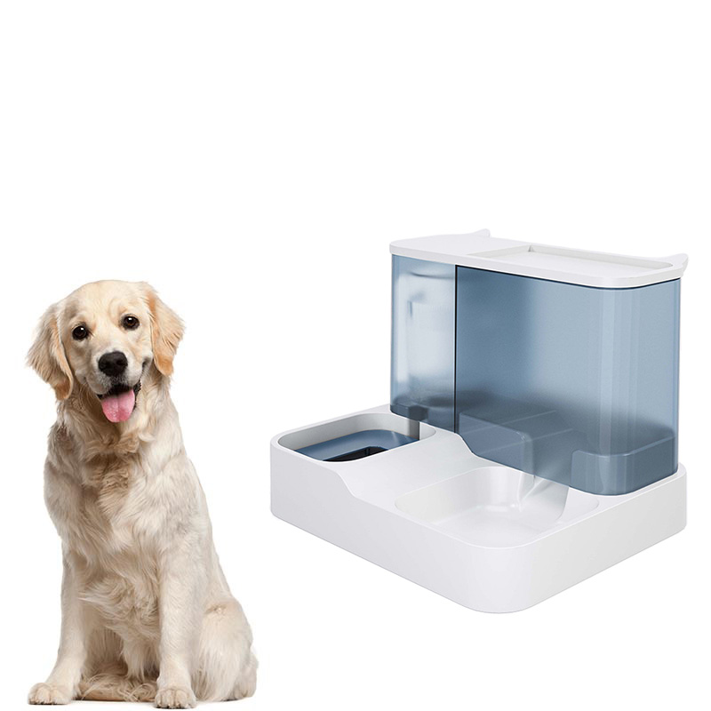 Hot Selling Pet 2-in-1 All-in-One Pet Feeder 2.5L Pet Waterer 1L