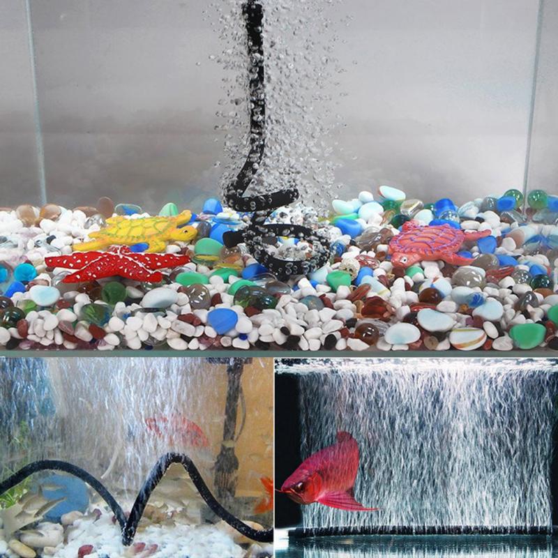 Flexible Rubber Wall Air Curtain Bubble Oxygen Bubble Tube Bendable Bubble Wall Air Diffuser for Fish Tank