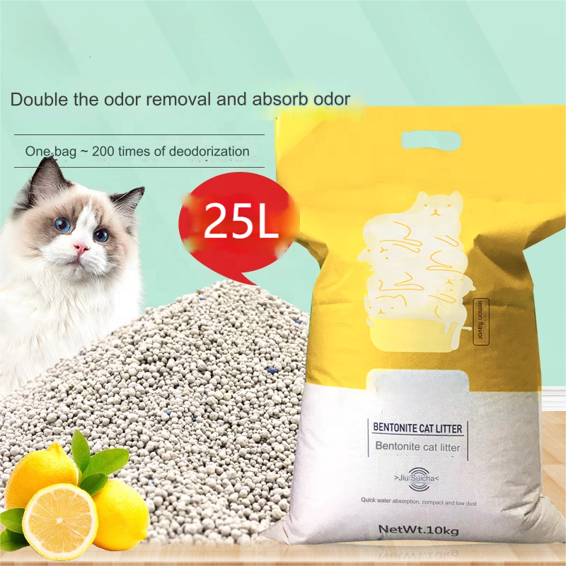 ODM OEM Low Dust Fast Agglomerated Deodorizing Bentonite Cat Litter Wholesale China Bulk Cat Litter Supplier