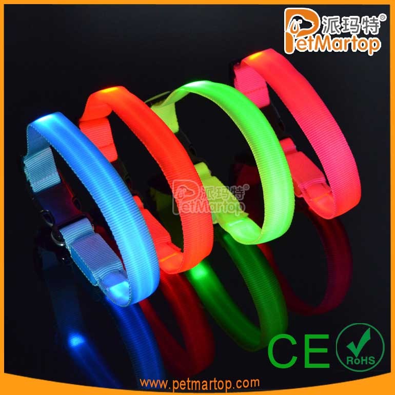 Pet Suppliers Hot Selling Durable Battery Luminous LED Dog Collar