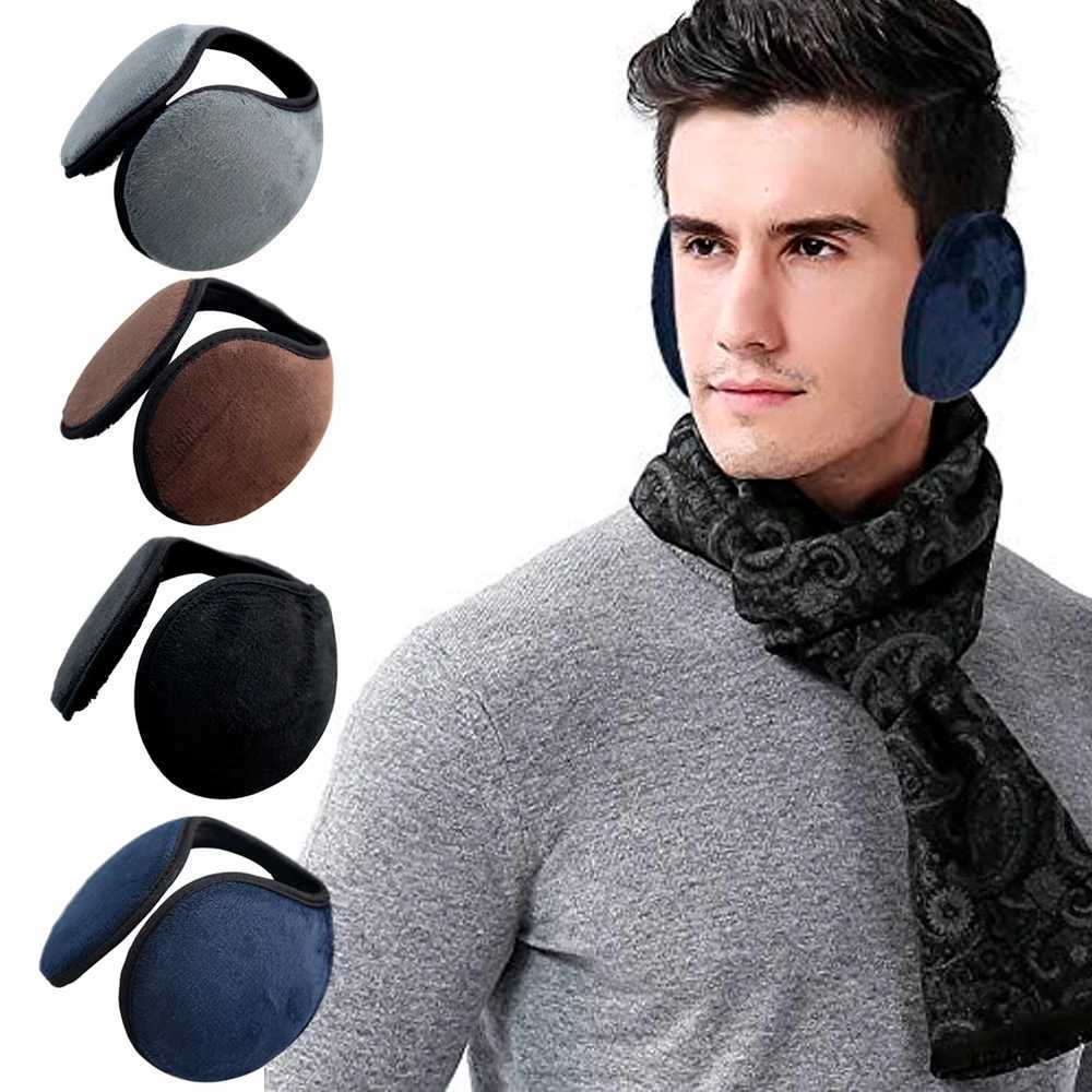 Mens winter plush earmuffs soft and comfortable earmuffs in autumn and winter warm for daily use W241126