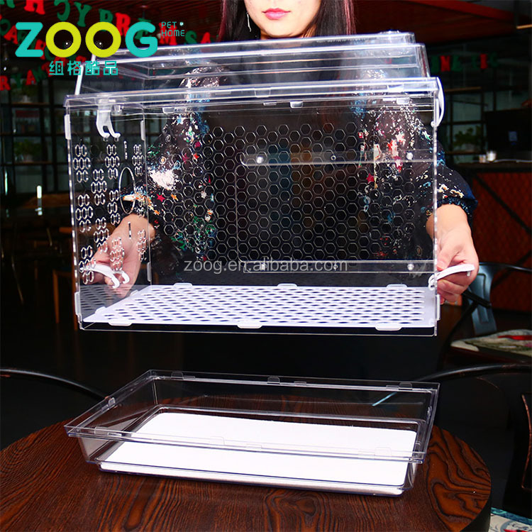 clear pet cage acrylic bird cage for parrot