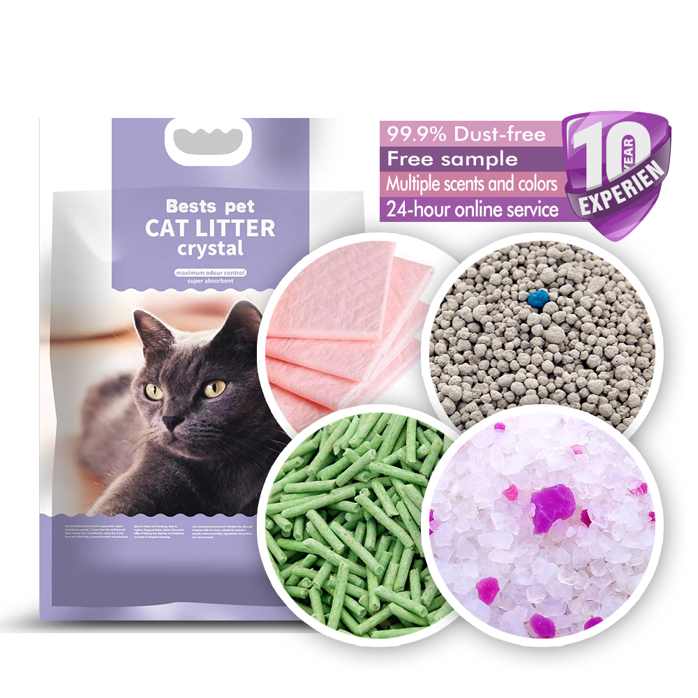 Cat Litter Lavender Crystal 3.8L Pet Cleaning & Grooming Products for Cats Silica Gel lavender scent