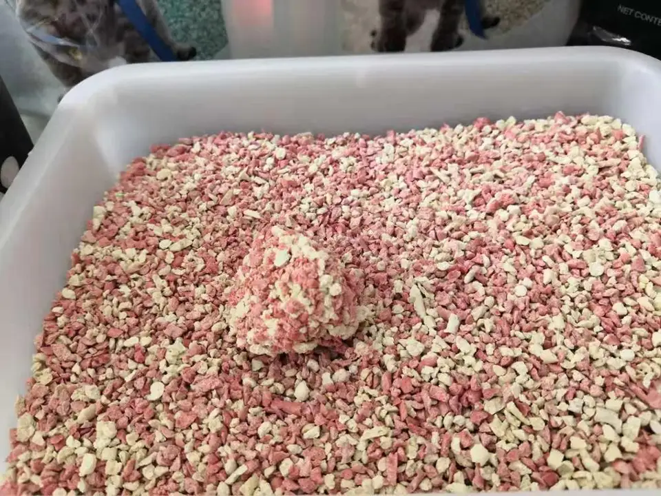 Fast Delivery Wholesale Cracked Shape Scoopable Strong Clumping For Cat Tofu Cat Litter