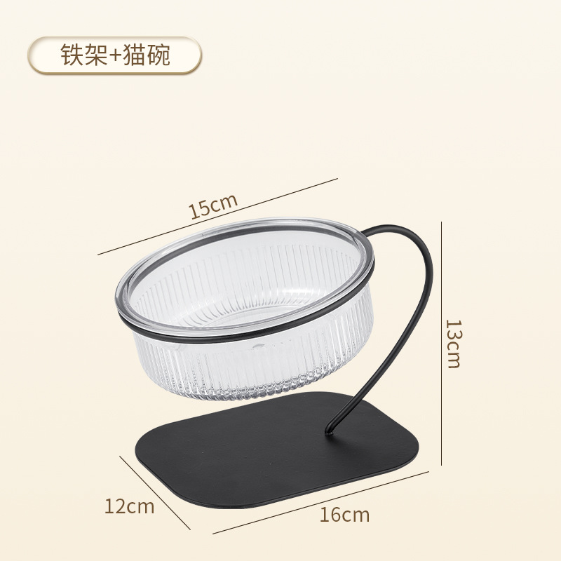 Custom Orthopedic 15 Tilted Stand Feeder Wholesale Abs Plastic Small Dogs Puppy Water Feeding Raised Food Elevated Cat Bowl